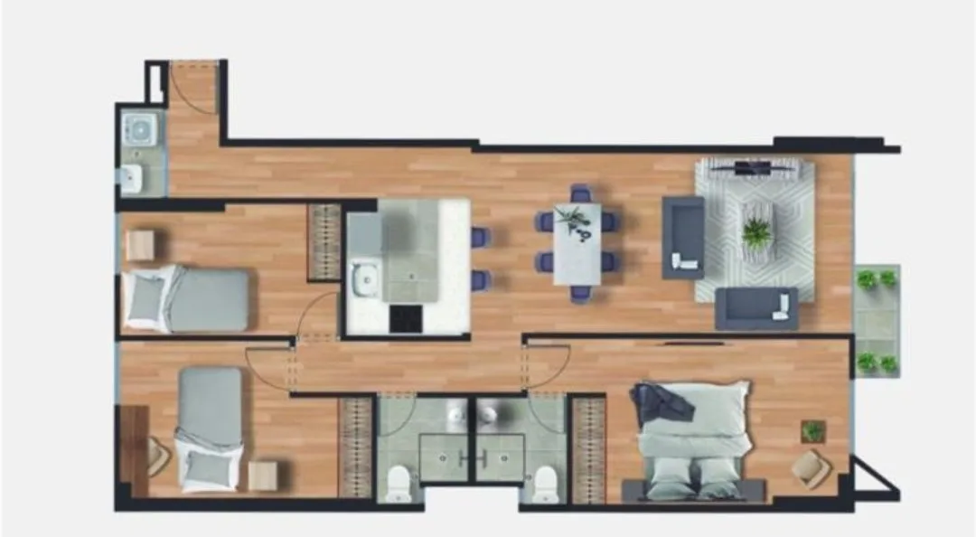 Departamento en venta en Miraflores, foto 4 de 6